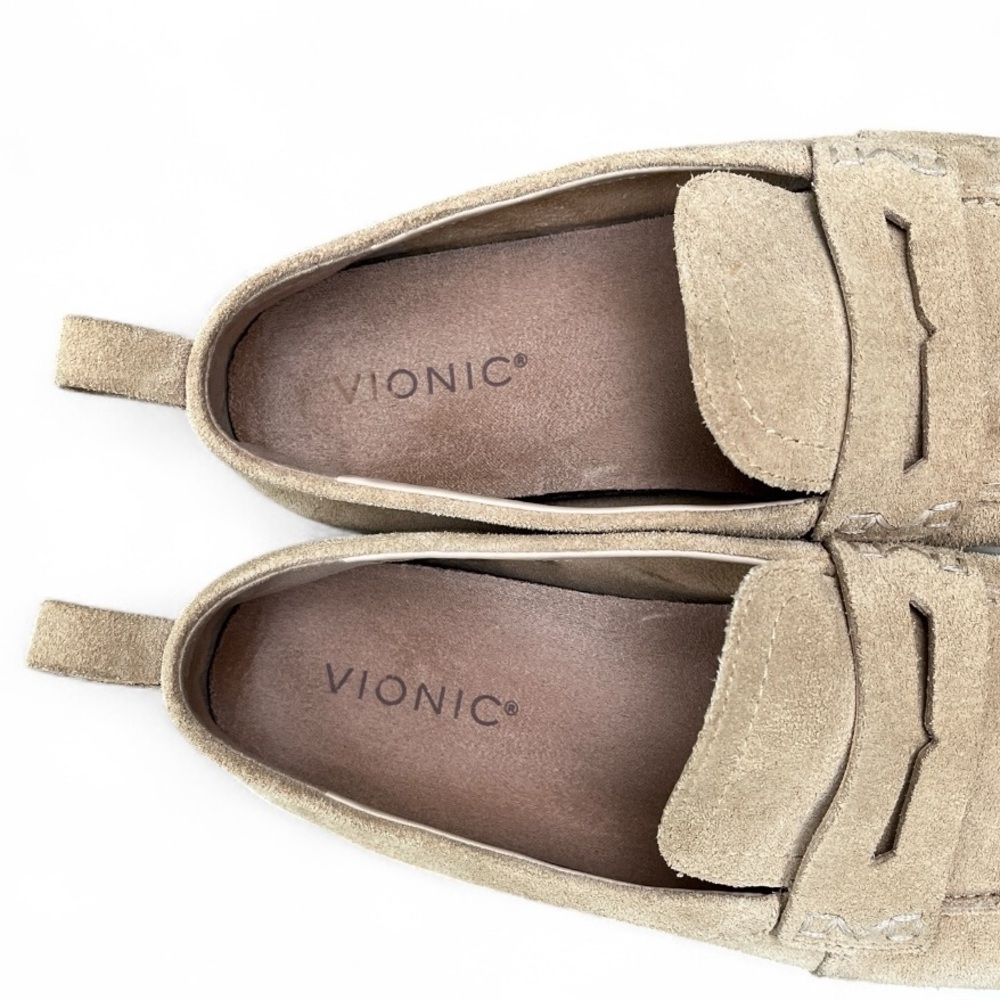 Vionic Uptown Hybrid Penny Loafer in Sand Suede Women’s Size 9 1/2 - Picture 7 of 13